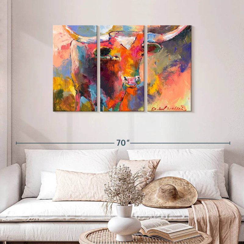 Brampt Steer, 28" H x 45" W