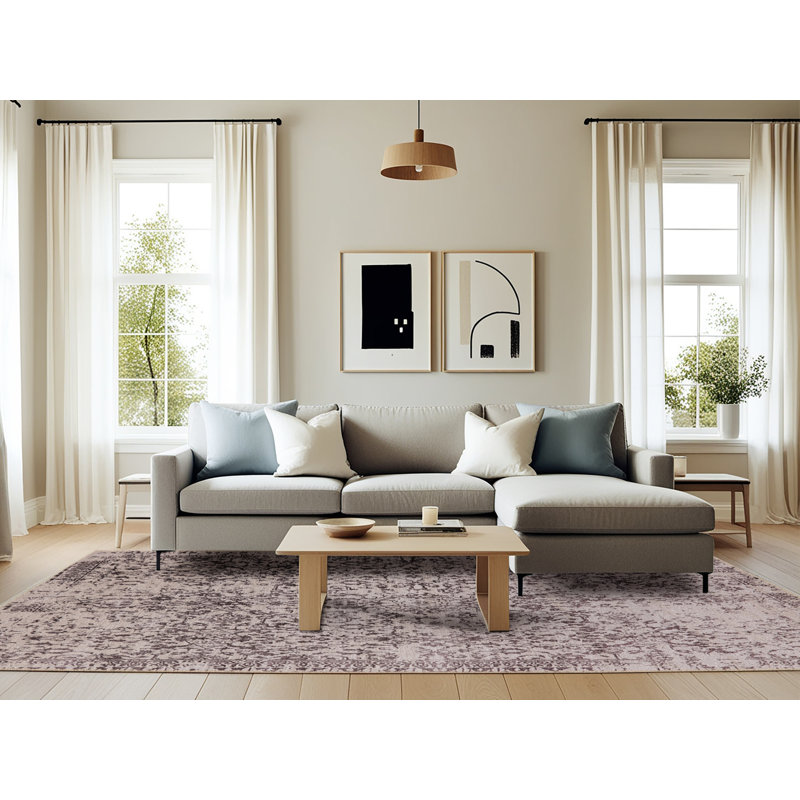 Oriental Indoor Rug, Rectangle 6' x 9'