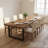 Solid Wood Tabletop, Rectangular Dining Table