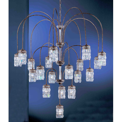 Cascade 8 - Light Dimmable Chandelier