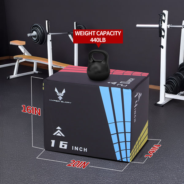Modern Depo 3 In 1 Plyometric Jump Box Fitness Foam Plyo Box | Squat ...