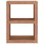 Ivori Solid Wood Floor Shelf End Table