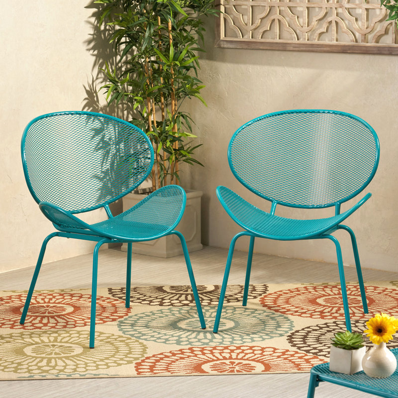 Chaise de patio Elba, Sarcelle