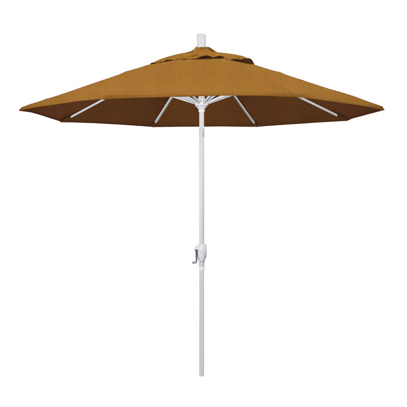 Parasol de marché 9 pi Ayomipo, Rouge - Pacifica, Blanc