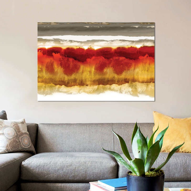 « wholeheartedly », reproduction d’art sur toile tendue, H 18 po x l 26 po x P 1,5 po, Toile avec cadre noir, Pas de tapis