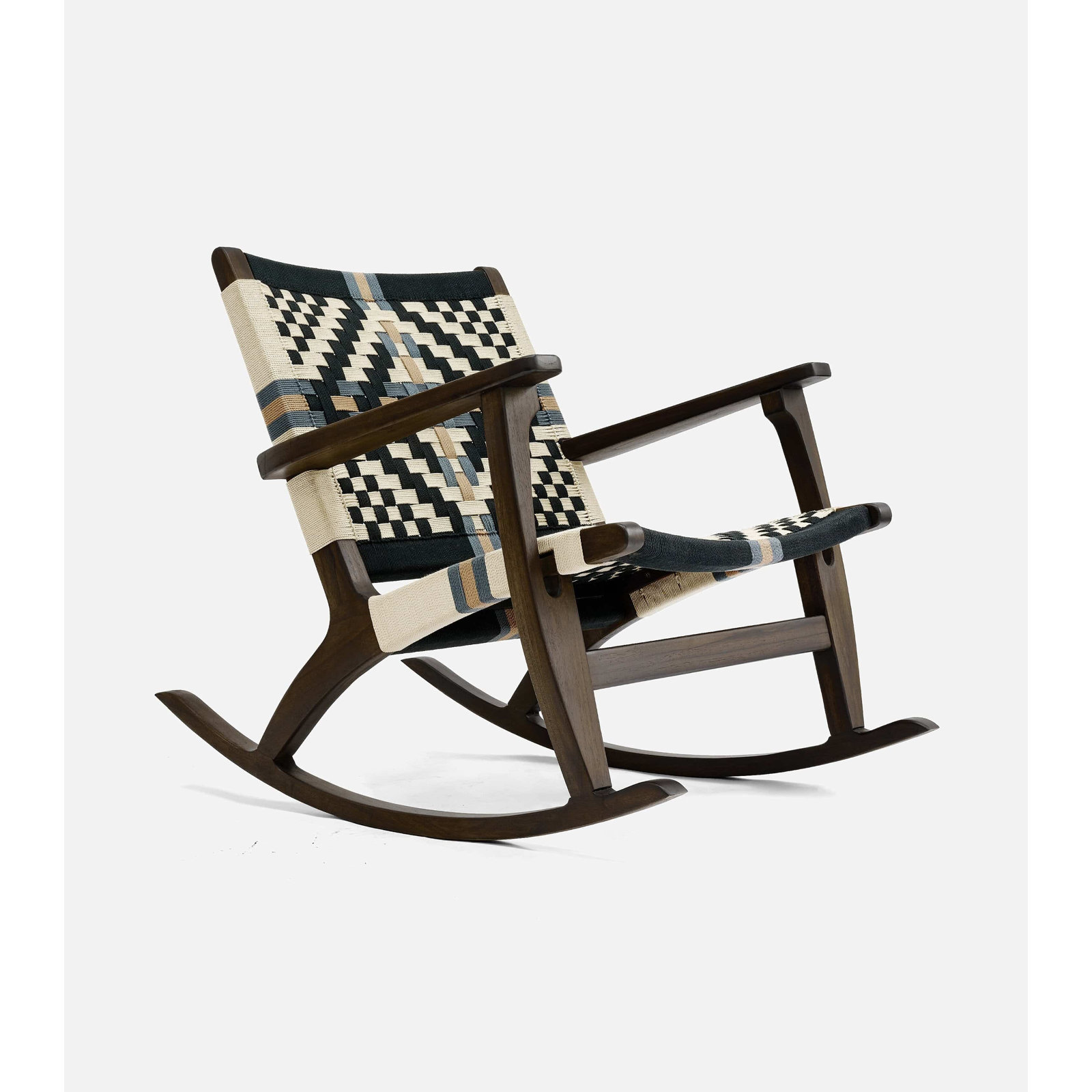 Masaya Rocking Chair, Colonial, Walnut