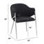 Chaises d'appoint en tissu Teddy Boucle avec pieds chromés-421790167-421790169