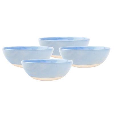 Canvas Home Shell Bisque Porcelain Cereal Bowl 24oz