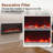 Hwang Wall Mounted/Recessed-in Ultra-Thin Electric Fireplace-1916877710