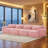 149'' Soft And Fluffy Plush Fabric,Boneless Sofa,32D High Density Sponge Ergonomic Design,Full-compression Vacuum Packaging,Free Combination Buckle Connection For Bedroom,Study,Home Theater-339707541-339707540