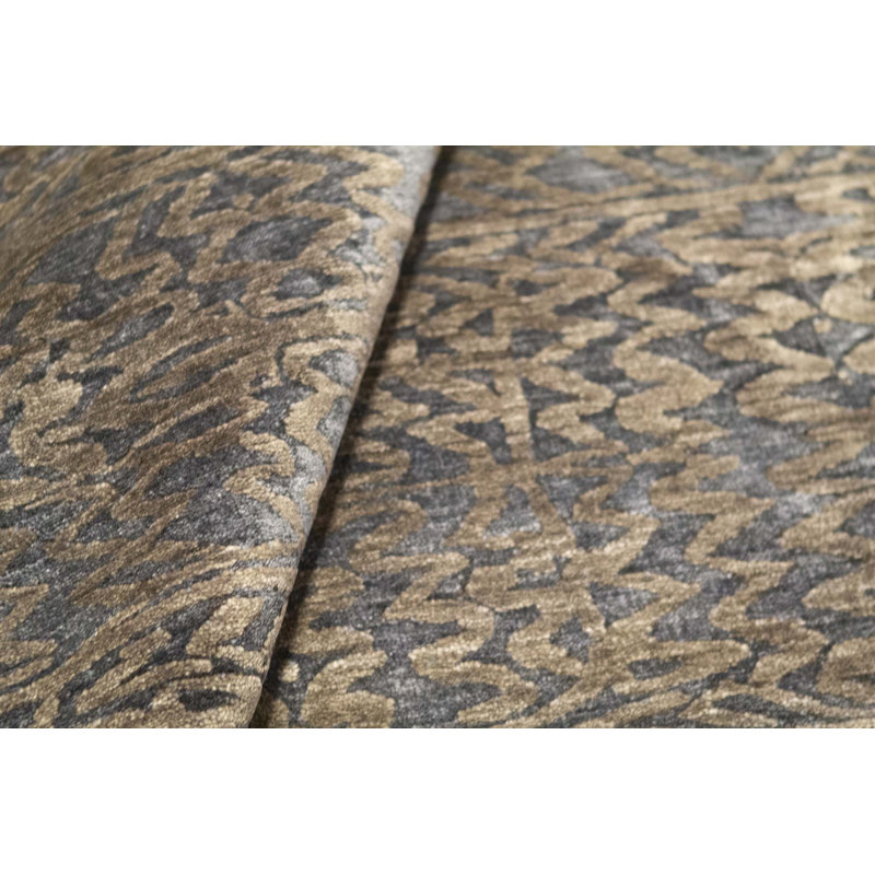 Ikat Area Rug in Brown