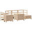 62cm Wide Patio Sofa with Cushions