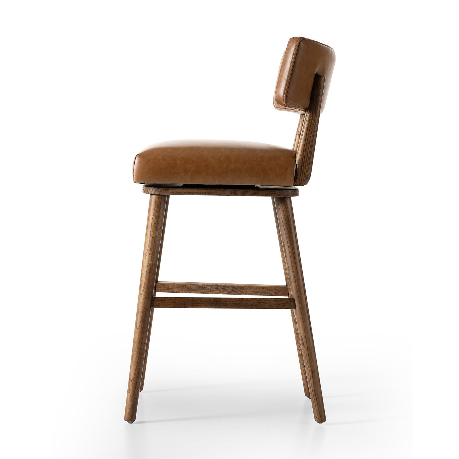 Lando Swivel Bar Stool, Bar Stool (31" Seat Height), Sonoma Chestnut