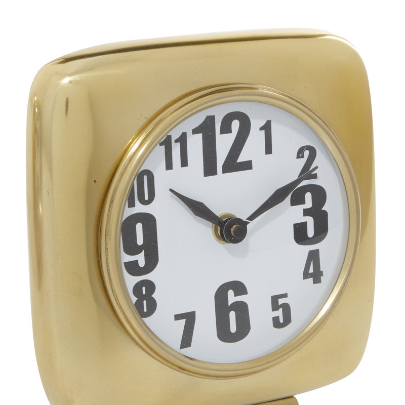 Ensemble d'horloges décoratives multicolores en aluminium et métal