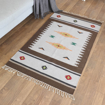 Thayli Wool Abstract Indoor Rug