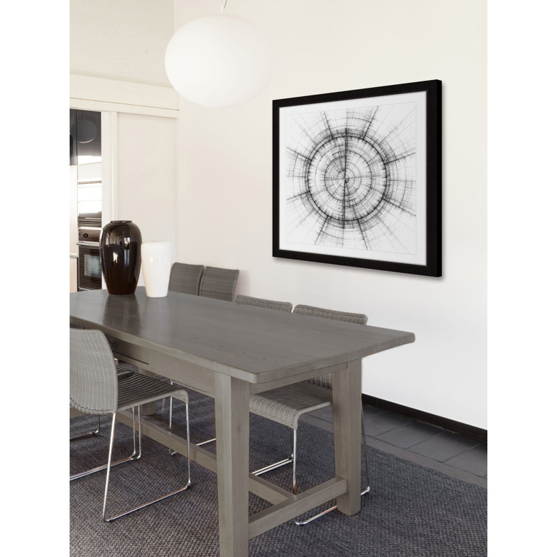 Cadre photo « motioned motion », impression sur papier, H 32 po x l 32 po x P 1,5 po, Cadre noir