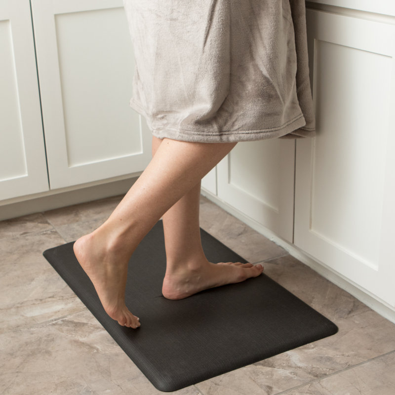 Charcoal Black Foam Anti-Fatigue Comfort Mat, 20" x 48"