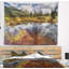Paysage, lac transparent, miroir, tapisserie, ciel nuageux-28491608