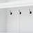 3-in-1 Hall Tree with Overhead Storage Cabinet, 3 Adjustable Side Shelves, 4 Heavy-Duty Hooks, 2 Spacious Drawers, Grooved Back Panel Design, Contrasting Seat Bench, Multifunctional Entryway Organizer-1369788659