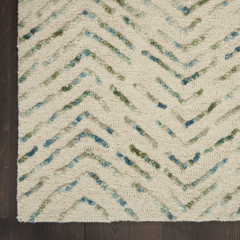 Tulia Chevron Hand Woven Area Rug, Rectangle 114 x 175cm