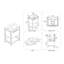 Meuble-lavabo simple 20 po avec lavabo-49785934