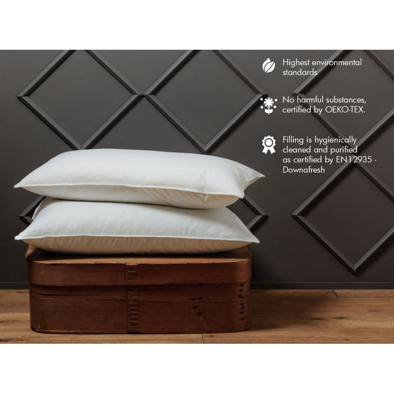 80% Goose Down Surround Pillow