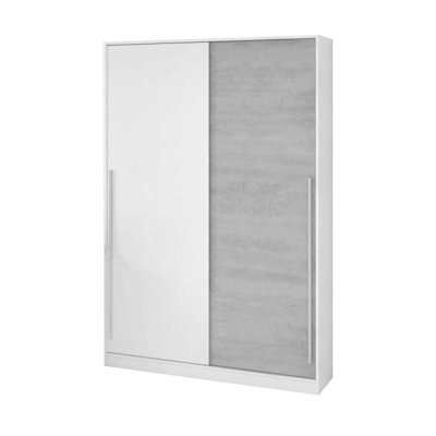 2 Door Manifactured Wood Wardrobe