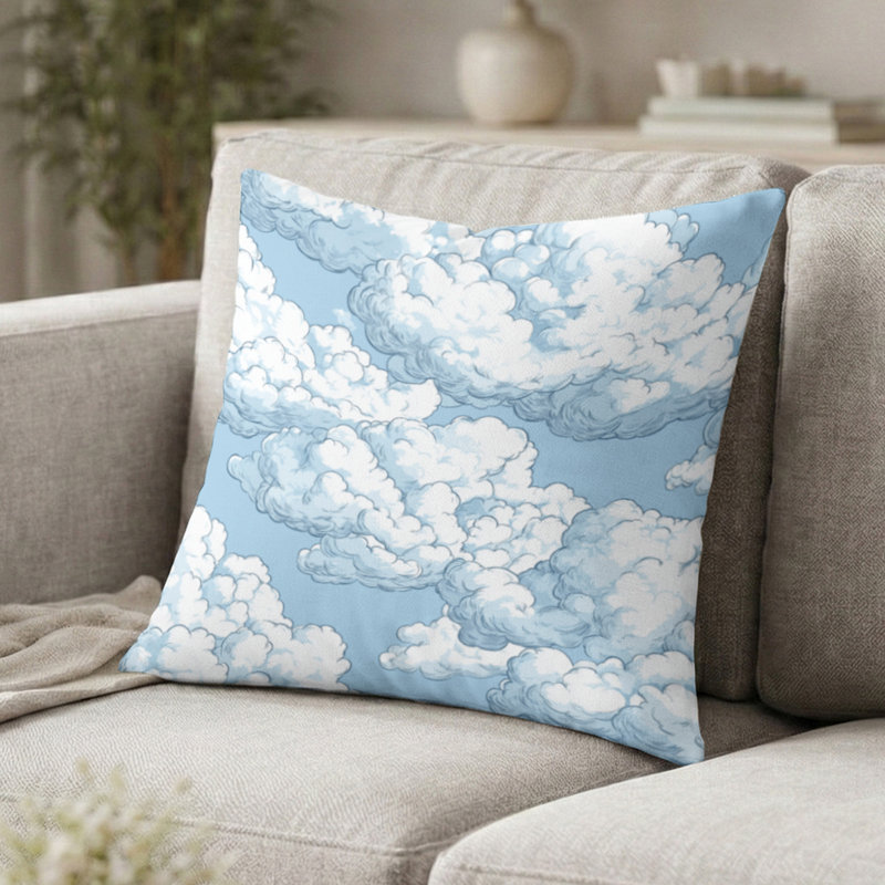 Coussin décoratif French Country, H 20 po x l 20 po