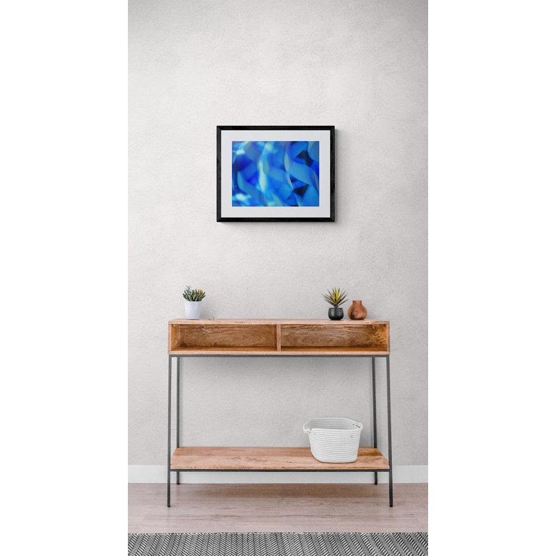Bleu glacier par Drew Gaffney, H 17,25 po x l 21,25 po x P 0,875 po