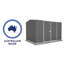 Abri de rangement en acier galvanisé l 10 pi x P 7 po Absco Premier-92301201