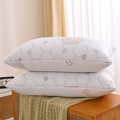 Copper Cooling Bed Pillows for Sleeping, Luxury Shredded Memory Foam Pillows, Reversible Bedding Cool Pillow for Side Back Stomach Hot Sleeper, 2 Pack King Size