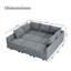 Canapé modulaire avec repose-pieds Larchmere-90539446