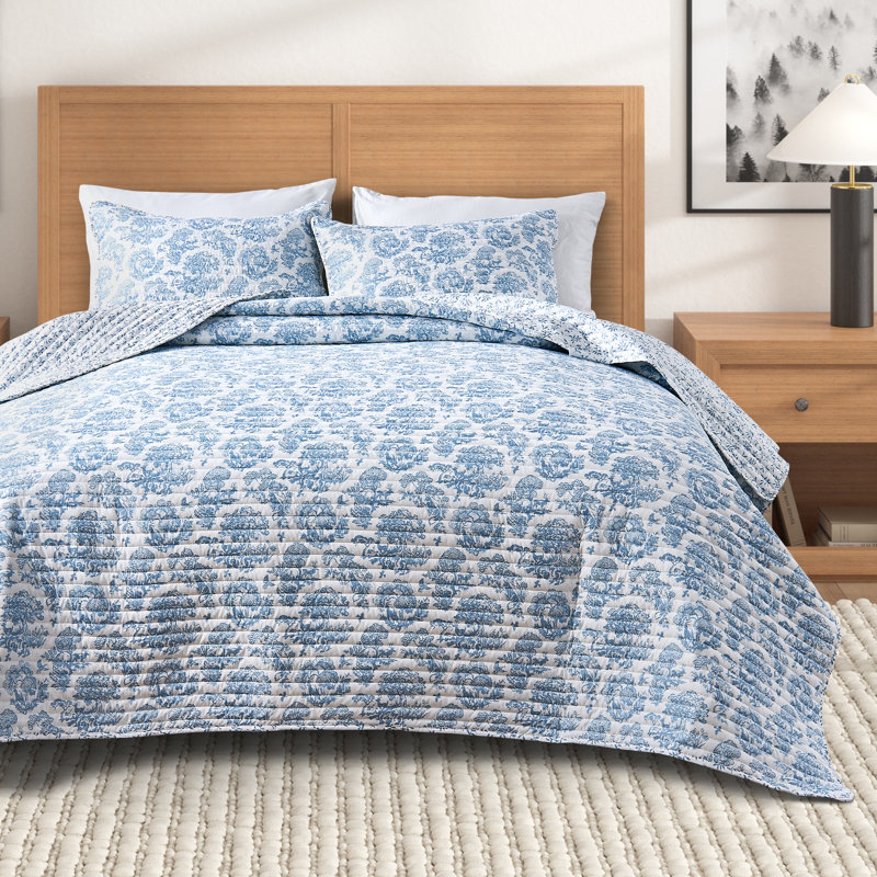 Ensemble de courtepointe réversible en microfibre Holiday Toile, Simple/Simple TG