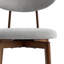 Ensemble de chaises de salle à manger rembourrées avec dossier en bois massif 4 pièces Modern-1667820622