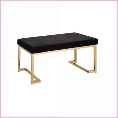 49 Inch Oval Upholstered Bench, Sherpa-Soft Boucle, Contemporary Fully Upholstered – Hugo | Cream | Boucle