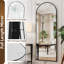 Miroir surdimensionné arqué en métal surdimensionné-570093207-570231710