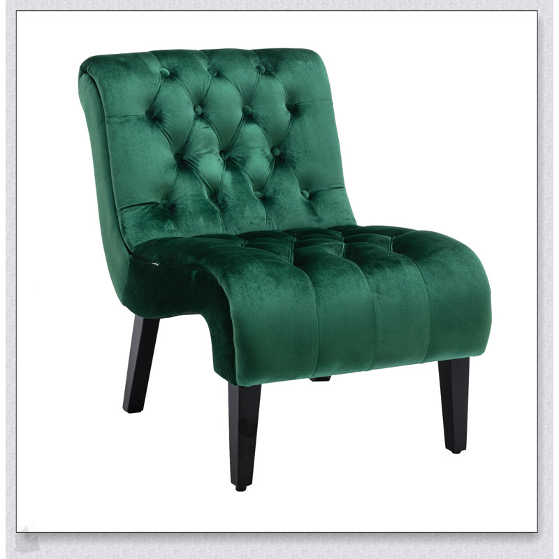 Fauteuil d'appoint confortable en velours pour différentes pièces, rehaussant le décor et offrant des sièges luxueux