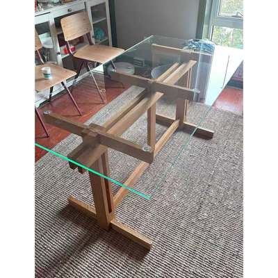 47.2*23.6 Inch, Glass Table Top, 3/8 Inch Tempered Glass, Edge Design, , Beauty Rectangle, Stronger And Safer Than Regular
