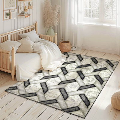 Tapis moderne abstrait abstrait Tabernash