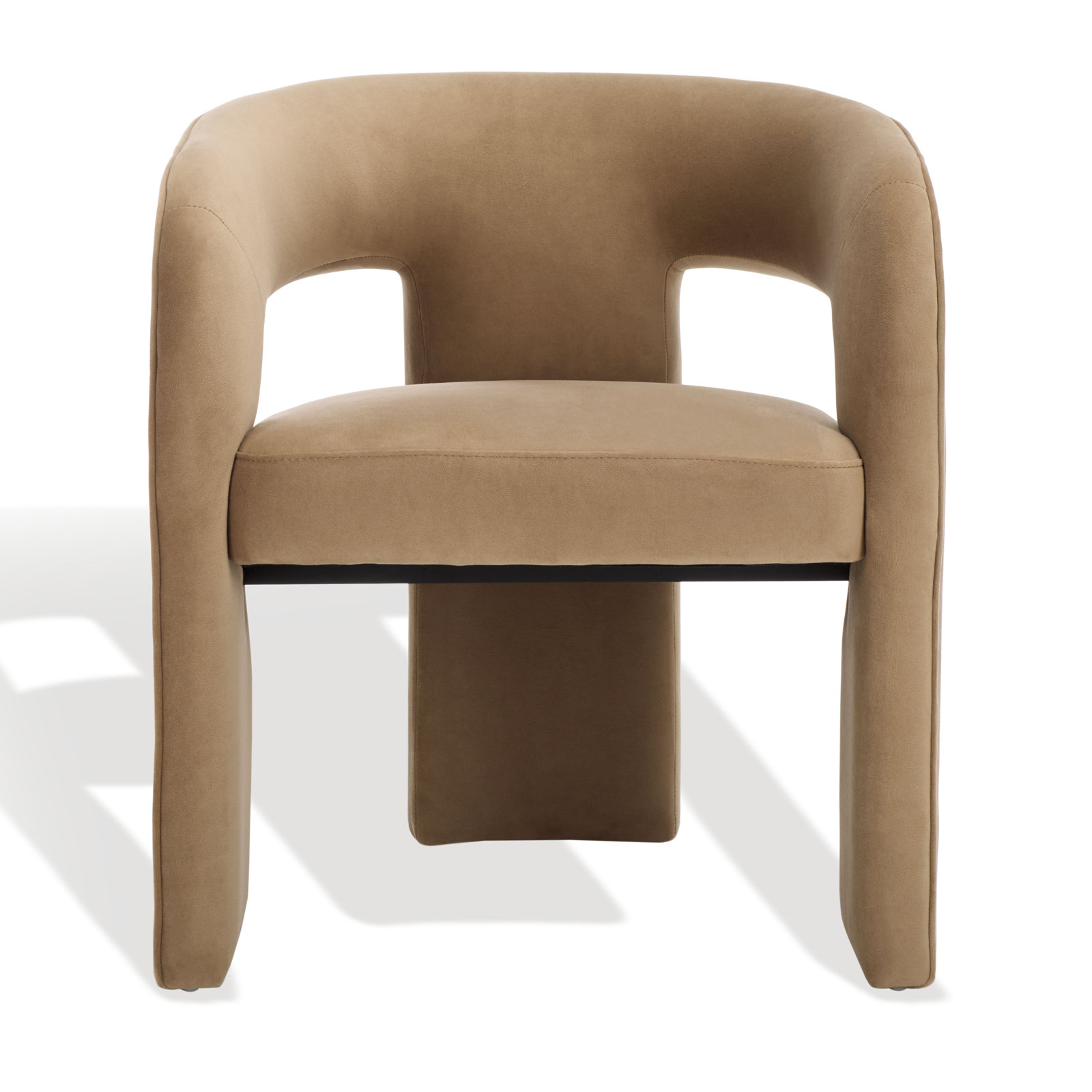 Meline Dining Chair, Brown Velvet