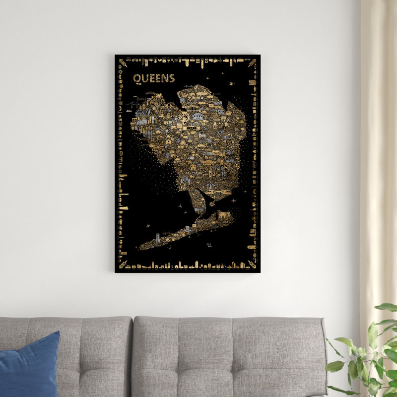 Collection Glam New York - Queens, H 36 po x l 24 po