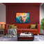 Bétail en flammes - peinture sur toile tendue-875233274