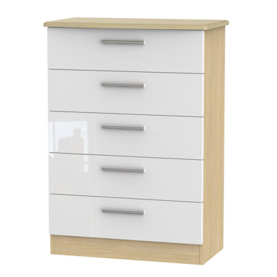 Fully Assembled Yvette 5 Drawer Chest