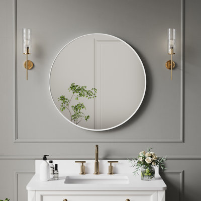 Hellie Metal Flat Wall Mirror