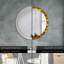 Huldar Glass Flat Wall Mirror