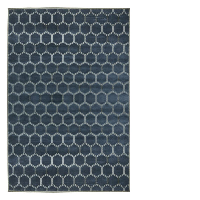 Manipur Delft Rug, Rectangle 5'3" x 8'6"