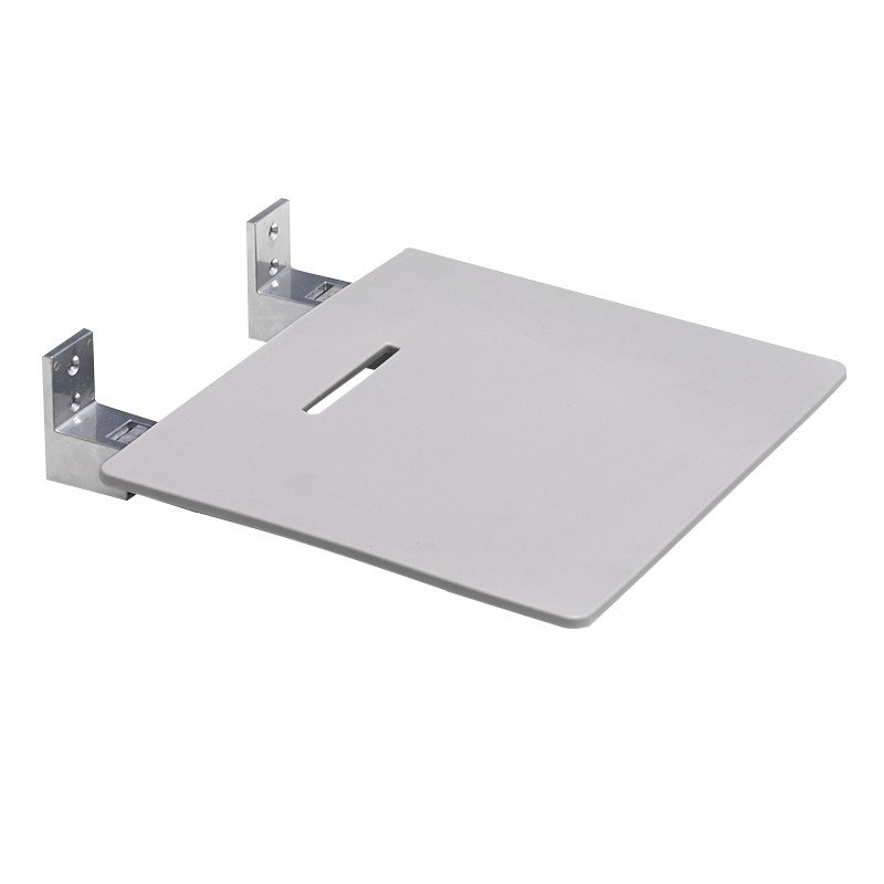 Valerii 37.2cm Metal Shower Bench, Light Grey