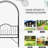 Black Metal Trellis Arch With Garden Bench - Perfect For Growing Vines, 484 Lbs. Capacity Heavy-Duty Yard Weight Capacity,