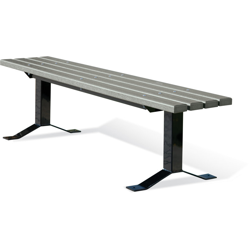 Banc de parc en plastique UltraSite, 96 po (planches 3 x 4), Cèdre