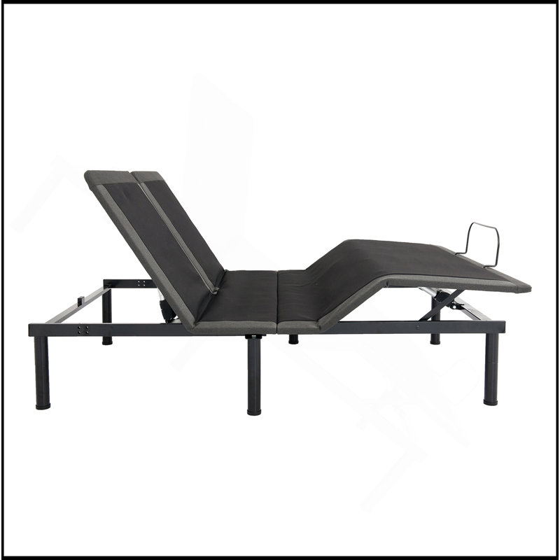Flex Head Quick Assembly Adjustable Bed Frame With Voice Activated Controls